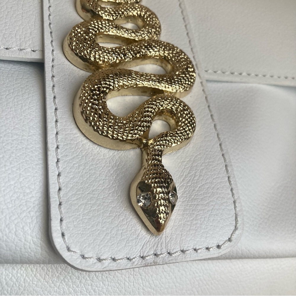 House of Harlow 1960 white snake crossbody bag - Picture 7 of 16